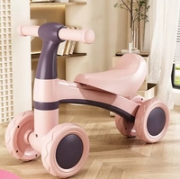 Trottinette d'apprentissage pour la course à pied, trottinette musicale pliable et facile à transporter pour bébé de 1 à 3 ans