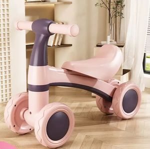 1 a 3 años bebé amarillo <span class=keywords><strong>Dunk</strong></span> Smooth Walker correr aprendizaje Scooter infantil niños Musical plegable fácil montar Juguetes Mini bicicleta - Product Image 2