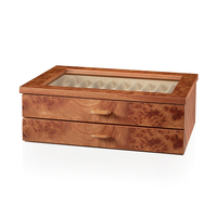 Estuche de Madera Multicapa Hecho a Mano Profesional para Bolígrafos, Caja de Escritorio Personalizable para Bolígrafos con Diferentes Tamaños y Colores, Cajas de Bambú de Calidad