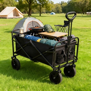 240L Hand Carts <b>Trolley</b> Folding Wagon Outdoor Foldable Wagon Collapsible Cart for Kids and Adults - Product Image 6