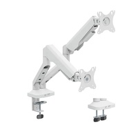 LDT94-C024 17 "-35" 12kg ressort à gaz rentable double bras de moniteur écran d'ordinateur montage VESA 2 Double support de support de moniteur