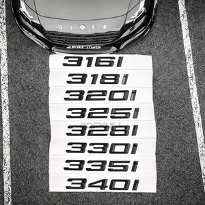 Emblema Adhesivo ABS para Maletero, Letras de Logotipo Trasero para <span class=keywords><strong>BMW</strong></span> Nuevos Modelos Serie 3, Serie 5, Serie 7, 325li, 525li, 760li - Product Image 3