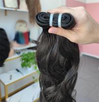 Extensions de cheveux vierges indiens DKL, non traités, double trame machine, cuticules alignées, pré-épilés, sans colle, qualité naturelle soyeuse