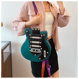 Nhà Máy Bán Hàng Trực Tiếp Thiết Kế Độc Đáo Guitar Hình Dạng Cá Tính Thời Trang Phụ Nữ Ba Lô Túi - Product Image 5