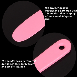 Groothandel PP plastic cosmetische gezichtsmasker spatel grote maat roerstaafje plastic lichaamsschraper alginaat spatel - Product Image 4