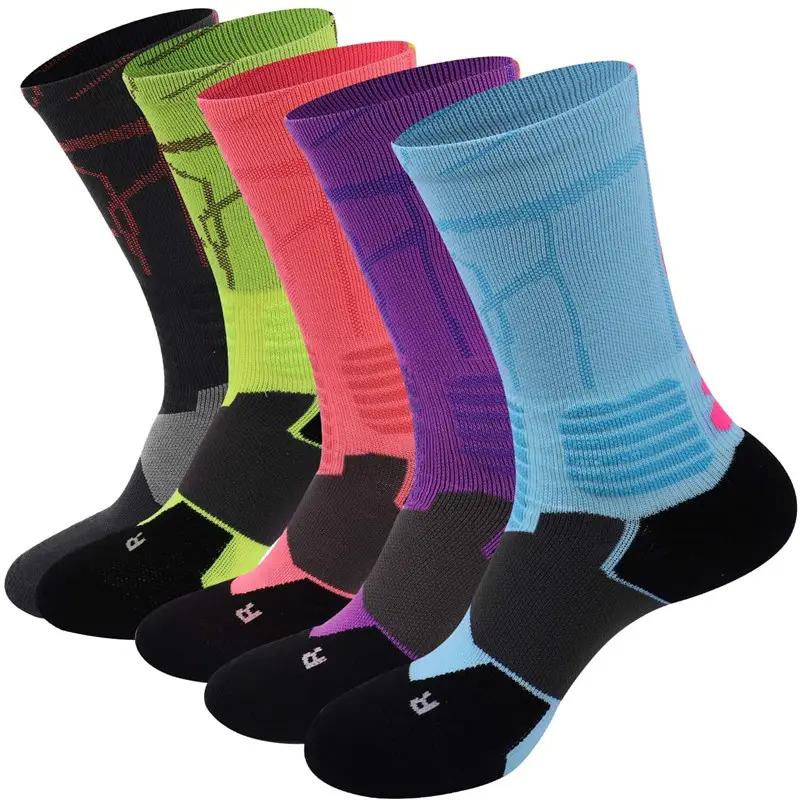 Cushioned Crew Socks Thick Sports Socks For Men Women Basketball Athletic Custom Socks Sports