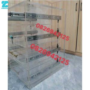 Riel deslizante entrelazado de extensión total para gabinetes, canal de rodamiento de bolas, cierre suave y silencioso para cajones - Product Image 3