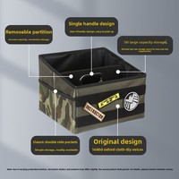 Boîte de rangement tactique en cuir pour voiture, 1 à 3 compartiments, grande capacité, pliable, étanche, organiseur de coffre pour ranger les objets divers