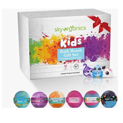 Organic Children's Bath Bomb Gift Set Whitening, Moisturizing And Relaxing Bath Bomb