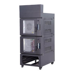 <span class=keywords><strong>Four</strong></span> à Convection à Air Chaud Électrique à Combinaison Commerciale à 5 Plaques <span class=keywords><strong>Four</strong></span> à Biscuit à Pain Européen avec Armoire pour Boulangeries - Product Image 1