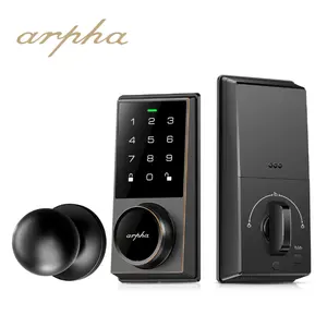 Arpha AL302 Cerradura de puerta inteligente americana Cerradura de teclado táctil Cerradura inteligente Tuya