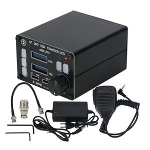 Transceptor <span class=keywords><strong>SDR</strong></span> <span class=keywords><strong>QRP</strong></span> HF HamGeek USOTA-ATU USDX con Sintonizador de Antena ATU-100 Integrado y Pantalla OLED Dual - Product Image 1