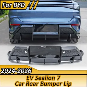 ลิ้นกันชนหลังรถยนต์สำหรับ BYD EV Sealion 7 ปี 2024 2025 2026 ดิฟฟิวเซอร์ สปลิตเตอร์ล่าง ชุดป้องกันตัวถังรถยนต์ อุปกรณ์ตกแต่ง - Product Image 1
