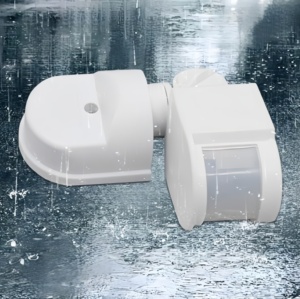 <strong>Wireless</strong> Infrared <strong>Motion</strong> <strong>Sensor</strong>: Adjustable Angle, Weatherproof, CE-Certified, Ideal for Porch/Yard <strong>Motion</strong> <strong>Detection</strong>. - Product Image 1
