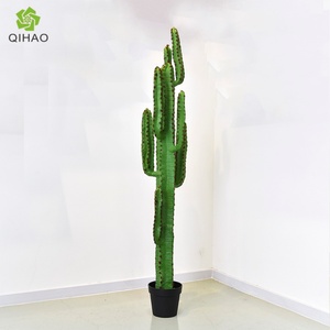 Artificial <b>Large</b> Cactus Home Decor Real Like Plastic Office <b>Desk</b> Decoration Cactus - Product Image 5