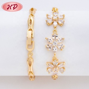 Pulseras de Oro Egipcias de 18 Quilates Chapadas en Oro de Moda 2015 para Niñas - Product Image 1