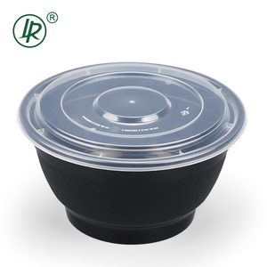 Bát Đựng Súp Mì Dùng Một Lần 38Oz 42Oz 48Oz Bát Nhựa Đựng Thực Phẩm Bát Đựng Salad Màu Đen Có Nắp Trong - Product Image 6