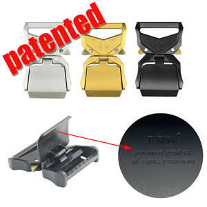 헤비듀티 퀵 릴리스 버클이 장착된 1.5인치 나일론 웹 작업용 택티컬 하이킹 리거 벨트 - Product Image 2