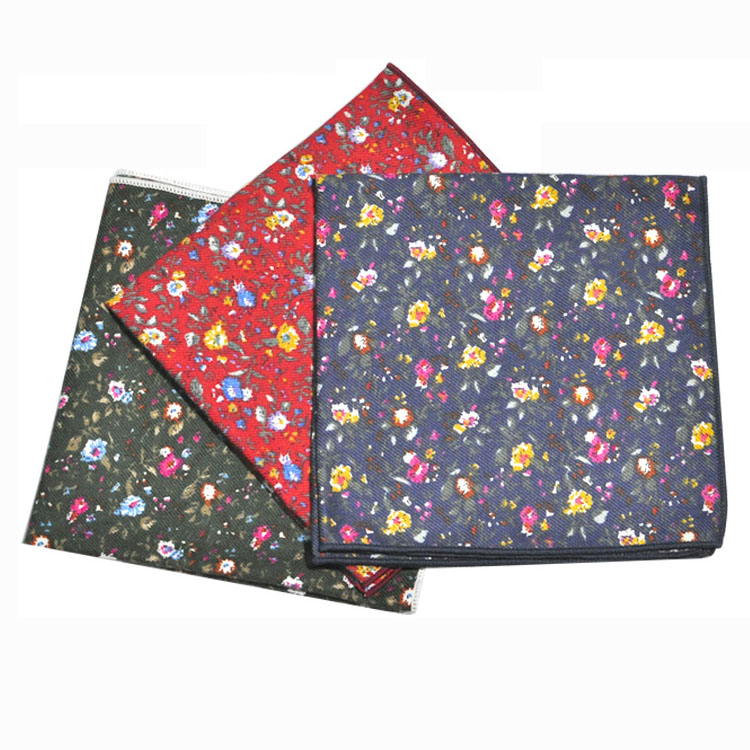 Классический хлопковый платок, модный Карманный платок для мужчин