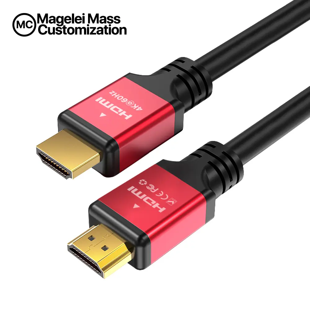 1,5 M 2M 3M 5M 10M 15M 4K 60HZ de alta velocidad chapado en oro HDMI a HDMI Cable para UHD FHD 3D Xbox PS3 PS4 TV