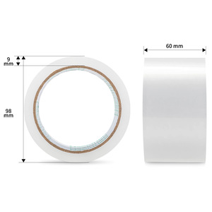 Deli Packaging Tape 45umx60mm 54.8m 6 Rolls Transparent Sealing Tape For Logistics And Moving - Product Image 5