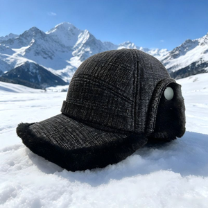 Chapeau de baseball en peluche édition coréenne automne-hiver, coupe-vent avec protection des oreilles, style Lei Feng, pour le ski et le cyclisme - Product Image 6