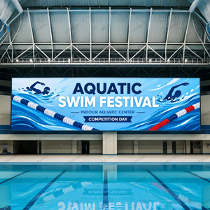 Display LED per Piscine Interne Serie RAYBO VisiGuard, 7680Hz Alta Frequenza <span class=keywords><strong>di</strong></span> Aggiornamento, Video Wall HD per Trasmissioni in Diretta e Segnapunti Competizioni - Product Image 1