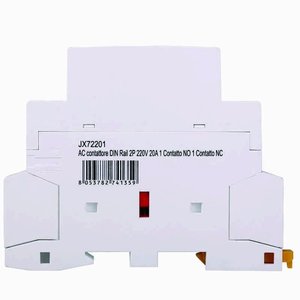 2 P 20A 1NO + 1NC 250V AC contattore 2 pezzi contattore magnetico per 110V/380V occupa 1 modulo DIN
