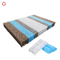 Personnalisation d'usine 1.8mm 2.0mm fil d'acier ressort de poche matelas hélicoïdal unité de ressort de poche