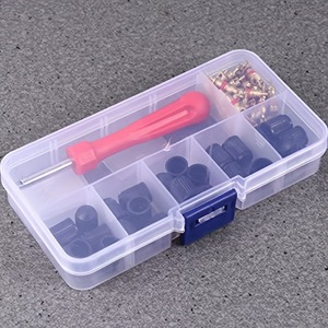 Tire Valve Core Removal And Installation Kit 61Pcs Standard British Mouth Copper Material Repair <b>Tool</b> <b>Set</b> <b>Boxed</b> - Product Image 1