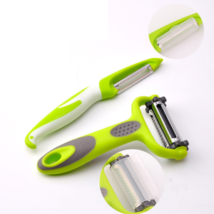 Nuovo arrivo pelapatate con manico antiscivolo 3 in 1 pelapatate per frutta verdura carota zucchine - Product Image 2
