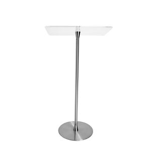 Podio <span class=keywords><strong>Recto</strong></span> de Acrílico Transparente en Oferta, Púlpito de Acrílico con Soporte de Acero, <span class=keywords><strong>Atril</strong></span> de Acrílico para Escuela o Iglesia - Product Image 4