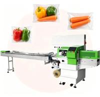 Pillow Flow Bar Traube Gemüse blatt Cracker Roll Wrapping Mini-Maschine für horizontale Tasche Paket