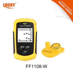 محظوظ FF1108C-W المحمولة <span class=keywords><strong>fishfinder</strong></span> حار بيع لاسلكية لون صياد السمك سونار للرياضة في الهواء الطلق <span class=keywords><strong>fishfinder</strong></span> marince لتحديد المواقع - Product Image 2