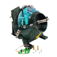 Distributeur de pièces de monnaie 24V de haute qualité, 4 trous, à impulsions, noir et bleu, en plastique, pour borne d'arcade, avec capteurs de comptage