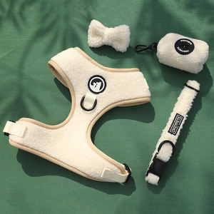Okeypets ชุดสายจูงสุนัขขนแกะบุนุ่มหรูหราปรับแต่งได้ตามต้องการ - Product Image 6