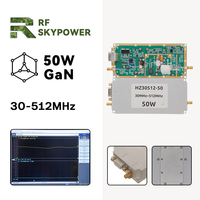 Module d'amplification de puissance RF C-UAS 50W GaN haute puissance 30-512MHz à haute efficacité pour la protection des installations gouvernementales