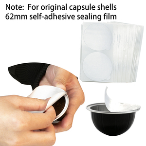 Film d'étanchéité jetable en aluminium auto-adhésif de 62 mm pour capsules de café <span class=keywords><strong>Vertuo</strong></span> - Product Image 2