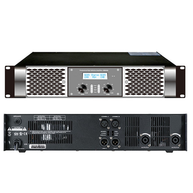 HD1500 1500W 2 Channels Professional Audio Sound Equipment Class D Power Amplifier
