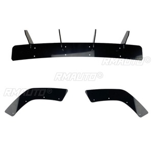 สำหรับ Hyundai I30N MK3 Hatchback 2017-2019 ชุดแต่งกันชนหน้า ลิปสปลิตเตอร์ ดิฟฟิวเซอร์ ชุดแต่งตัวถังรถยนต์ ฝาครอบป้องกันกันชน - Product Image 6