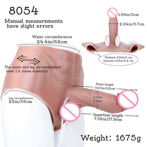 Pantalones con Dildo Curvo y Venas Realistas, Diseño Ultra Realista con Abdominales, Estimulador Anal de Punto G para Mujeres, Lesbianas y Personas Transgénero - Product Image 6