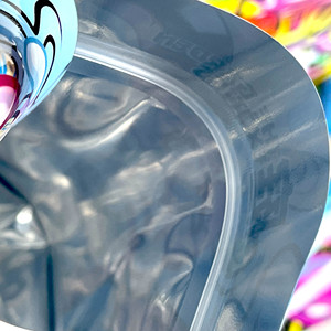 Tùy Chỉnh Tái Sử Dụng Ba Mặt Nhôm Lá Ziplock Túi 3.5G Chết Cắt Hình Dạng Không Thường Xuyên <span class=keywords><strong>Mylar</strong></span> Túi Mùi Bằng Chứng Cho Mặt Nạ - Product Image 6