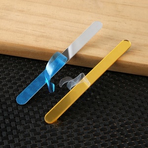 <b>Acrylic</b> Cake Popsicle Sticks Reusable <b>Mirror</b> Popsicle Ice Cream Sticks Healthy Snacks DIY Ice Cream - Product Image 1