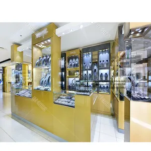 عرض المجوهرات بالجملة لعرض أفكار التصميم الداخلي لمحلات المجوهرات