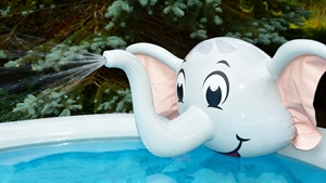 สระน้ำเป่าลมรูปช้าง 3 มิติ ยี่ห้อ Jilong Avenli รุ่น 17821 สำหรับเด็ก ขนาด 2.05ม. x 47ซม. ผลิตจาก PVC ทนทานต่อรังสียูวี - Product Image 4