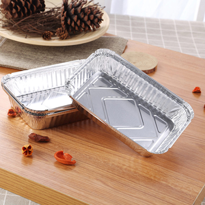 Plateau jetable en papier d'aluminium boîte à lunch vaisselle en papier d'aluminium restauration récipient d'emballage alimentaire jetable - Product Image 4