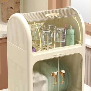 Estante de secado de platos de cocina, cesta a prueba de pan, biberón, caja de almacenamiento, portavasos de plástico con tapa de concha - Product Image 5