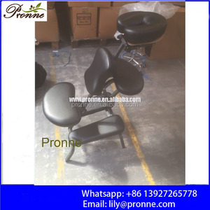 Equipo de belleza de acupuntura de aluminio negro, silla de masaje de tatuaje portátil, barato, en venta - Product Image 5