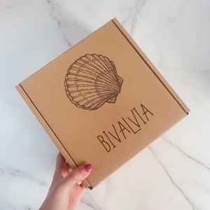 Kraft Paper Custom Shipping <b>Boxes</b> with Glossy Lamination & Embossing Recyclable Corrugated Courier Packaging for Apparel - Product Image 1