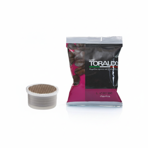 Set di 100 Capsule Toraldo Classica Compatibili con Espresso Point, Accessorio per Caffè e Tè, 0,13 Capsule/Capsula - Product Image 2